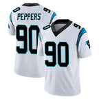 C.Panthers #90 Julius Peppers Player White Vapor Untouchable Limited Game Gdoa Stitched Jerseys