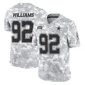 D.Cowboys #92 Quinnen Williams Player Arctic Camo Salute to Service Limited Home Game Gdoa Stitched Jerseys
