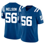IN.Colts #56 Quenton Nelson Player Royal Limited Vapor F.U.S.E. Home Game Gdoa Stitched Jerseys