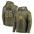 D.Cowboys #26 DaRon Bland Player Olive Salute to Service Pullover Hoodies Home Game Gdoa Stitched Jerseys