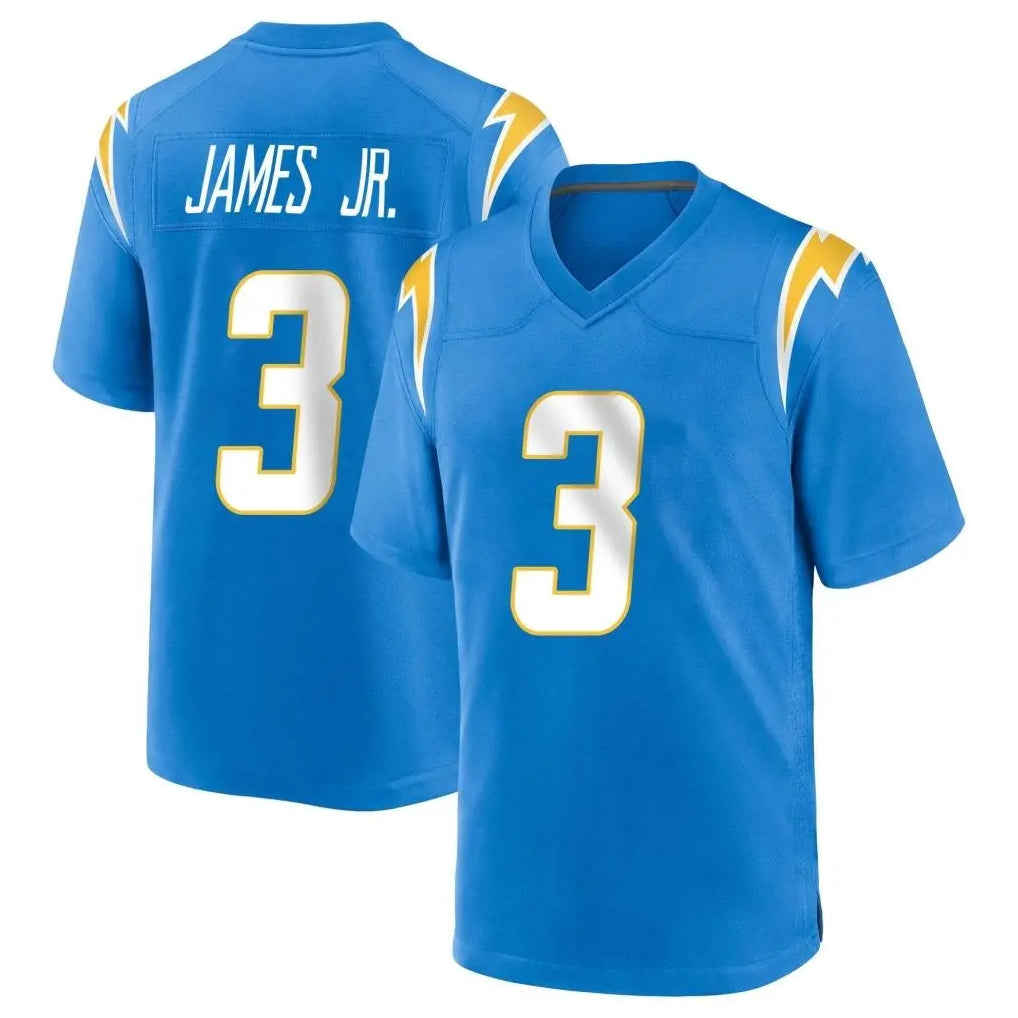 LA.Chargers #3 Derwin James Jr. Player Blue Home Game Gdoa Stitched Jerseys
