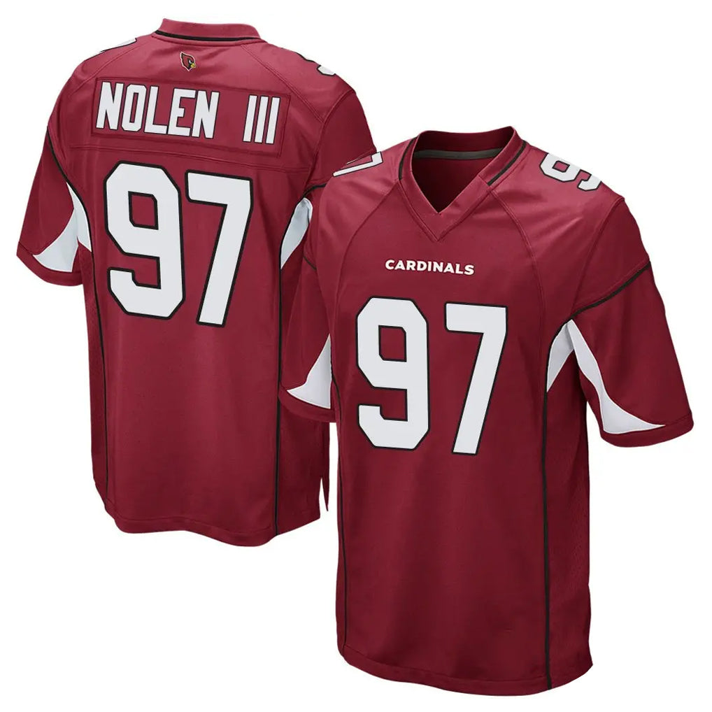 A.Cardinals #97 Walter Nolen III Player Cardinal Home Game Gdoa Stitched Jerseys