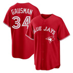 T.Blue Jays #34 Kevin Gausman Player Red Home Limited Fdoa Stitched Jerseys