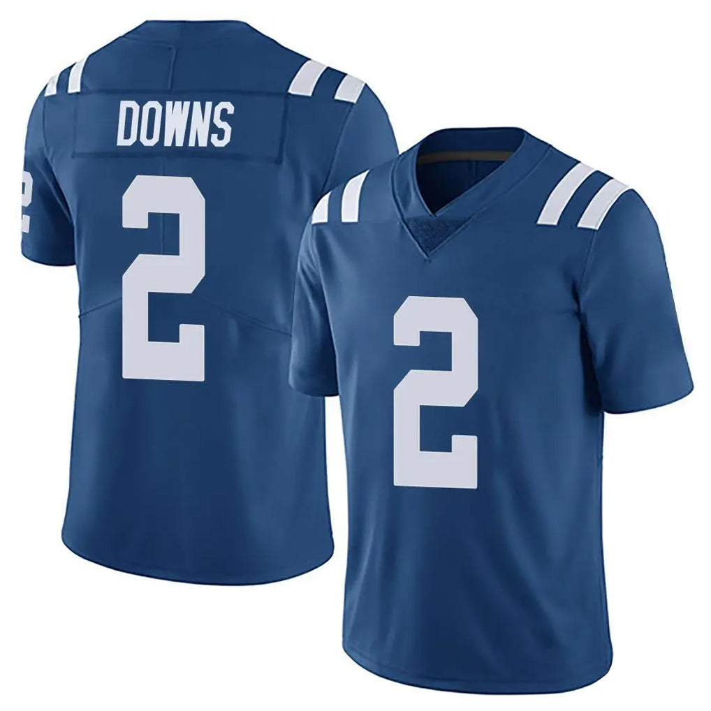 IN.Colts #2 Josh Downs Player Royal Limited Vapor Untouchable Home Game Gdoa Stitched Jerseys