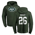 NY.Jets #26 Nahshon Wright Player Green LOGO Pullover Hoodies Limited Game Gdoa Stitched Jerseys