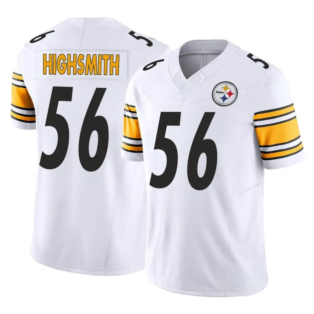 P.Steelers #56 Alex Highsmith Player White Limited Vapor F.U.S.E. Home Game Gdoa Stitched Jerseys
