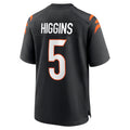C.Bengals #5 Tee Higgins Player Black Home Game Gdoa Stitched Jerseys