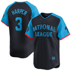 P.Phillies #3 Bryce Harper Player Navy National League All-Star Limited Game Fdoa Stitched Jerseys