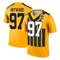 P.Steelers #97 Cameron Heyward Player Gold Legend Limited 1933 Throwback Performance Home Game Gdoa Stitched Jerseys