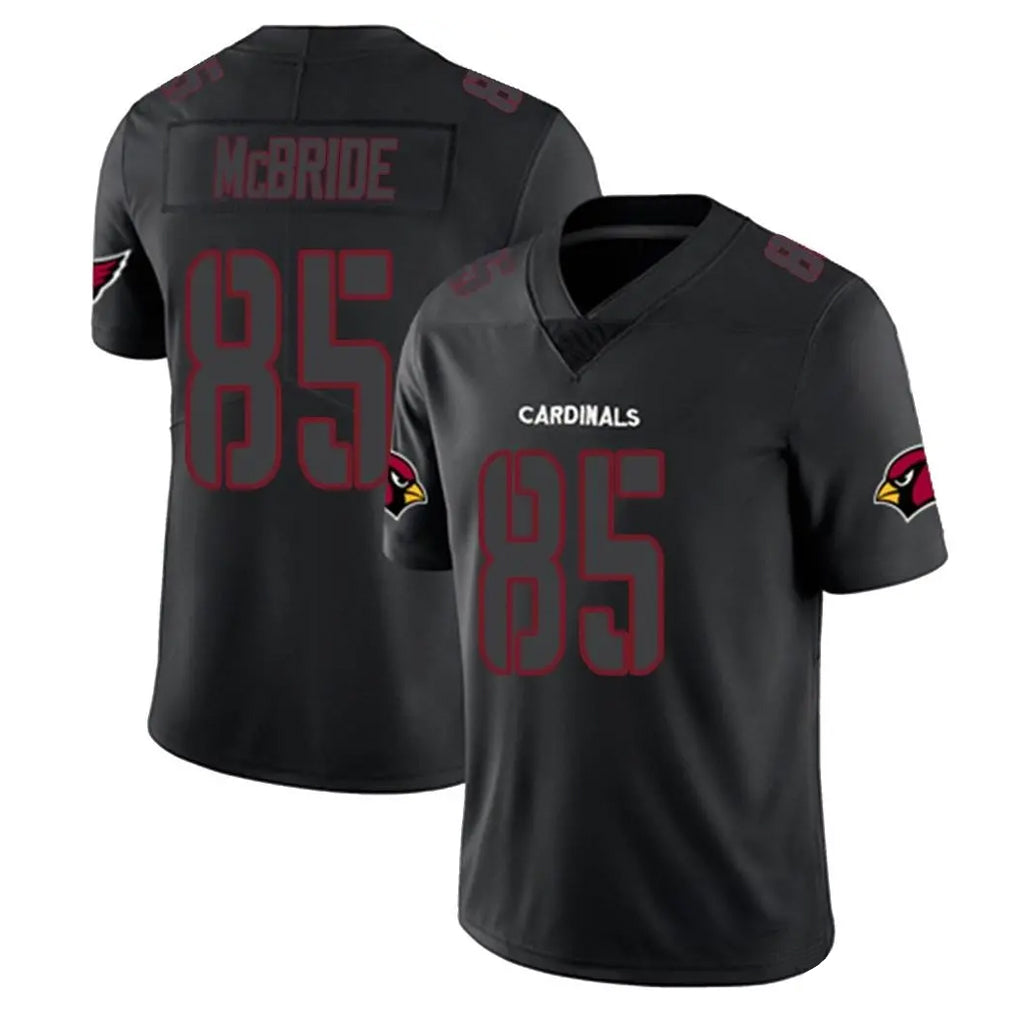 A.Cardinals #85 Trey McBride Player Black Impact Limited Home Game Gdoa Stitched Jerseys