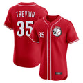 C.Reds #35 Jose Trevino Player Red Limited Elite Home Game Gdoa Stitched Jerseys