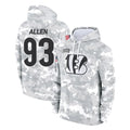 C.Bengals #93 Jonathan Allen Player Arctic Camo Salute to Service Pullover Hoodie Limited Gdoa Stitched Jerseys