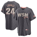 W.Nationals #24 Cade Cavalli Player Gray City Connect Fdoa Stitched Jerseys