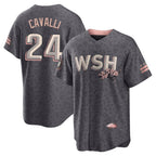 W.Nationals #24 Cade Cavalli Player Gray City Connect Fdoa Stitched Jerseys