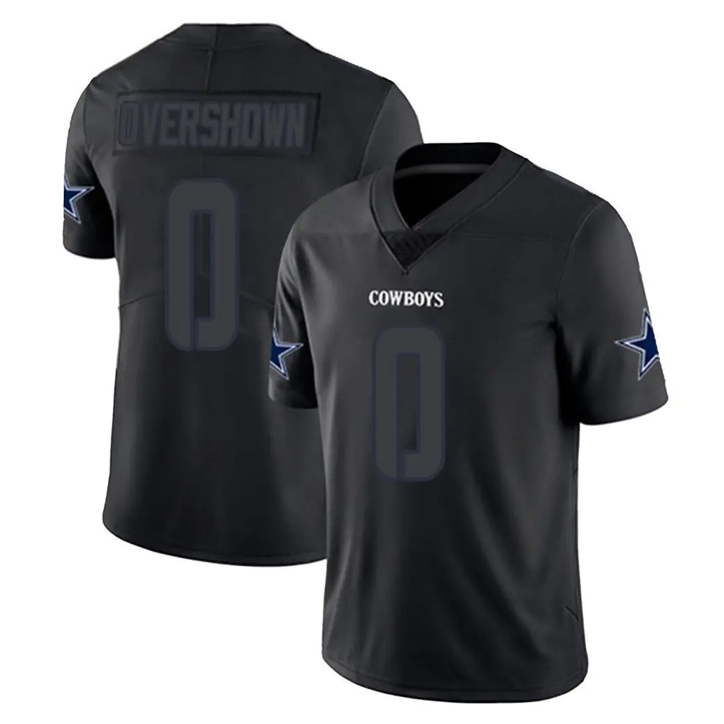 D.Cowboys #0 DeMarvion Overshown Player Black Impact Limited Home Game Gdoa Stitched Jerseys