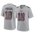 SF.49ers #18 Eddy Pineiro Player Gray Atmosphere Fashion Home Game Gdoa Stitched Jerseys