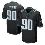 P.Eagles #90 Jordan Davis Player Black Home Game Gdoa Stitched Jerseys