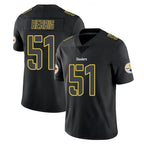 P.Steelers #51 Nick Herbig Player Black Impact Limited Home Game Gdoa Stitched Jerseys