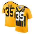 P.Steelers #35 Jamel Dean Player Gold Legend Limited 1933 Throwback Performance Home Game Gdoa Stitched Jerseys