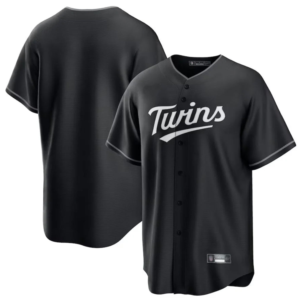 M.Twins ## Twins Blank Player Black Home Game Fdoa Stitched Jerseys