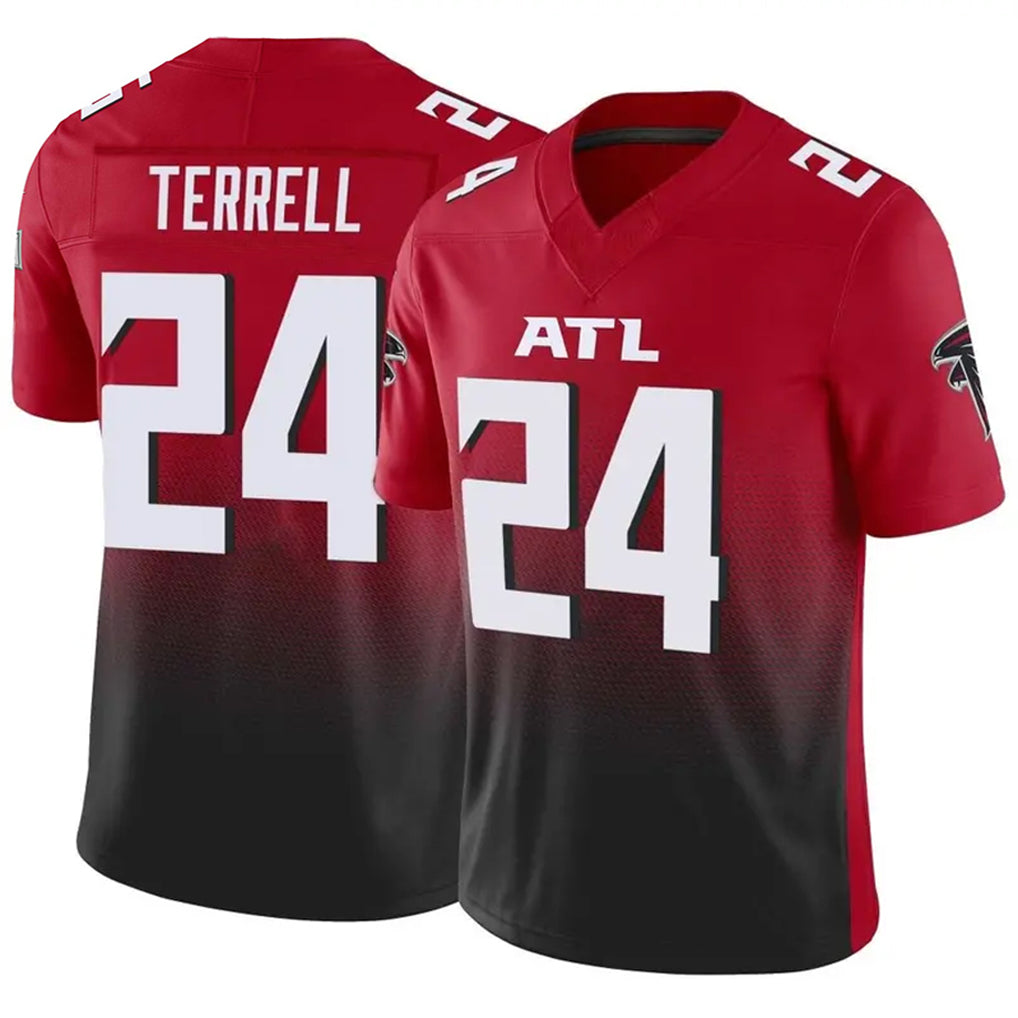 A.Falcons #24 A.J. Terrell Jr. Player Red Vapor F.U.S.E. Limited Gdoa Stitched Jerseys