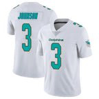 M.Dolphins #3 Chris Johnson Player White Limited Vapor Untouchable Home Game Gdoa Stitched Jerseys