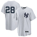 NY.Yankees #28 Austin Wells Player White Game Fdoa Stitched Jerseys