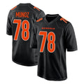 C.Bengals #78 Anthony Munoz Player Black Fashion Game Gdoa Stitched Jerseys