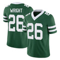 NY.Jets #26 Nahshon Wright Player Green Legacy Limited Vapor F.U.S.E. Home Game Gdoa Stitched Jerseys