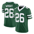 NY.Jets #26 Nahshon Wright Player Green Legacy Limited Vapor F.U.S.E. Home Game Gdoa Stitched Jerseys