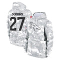 D.Broncos #27 J.K. Dobbins Player Arctic Camo Salute to Service Hoodies Limited Game Gdoa Stitched Jerseys