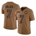 GB.Packers #7 Javon Bullard Player Brown Salute To Service Limited Gdoa Stitched Jerseys