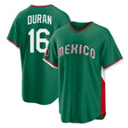 B.Red Sox #16 Jarren Duran Player Green Mexico 2026 World Classic Home Game Gdoa Stitched Jerseys