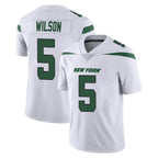 NY.Jets #5 Garrett Wilson Player White Spotlight Limited Vapor Home Game Gdoa Stitched Jerseys