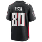 A.Falcons #80 Andre Rison Player Black Home Game Gdoa Stitched Jerseys