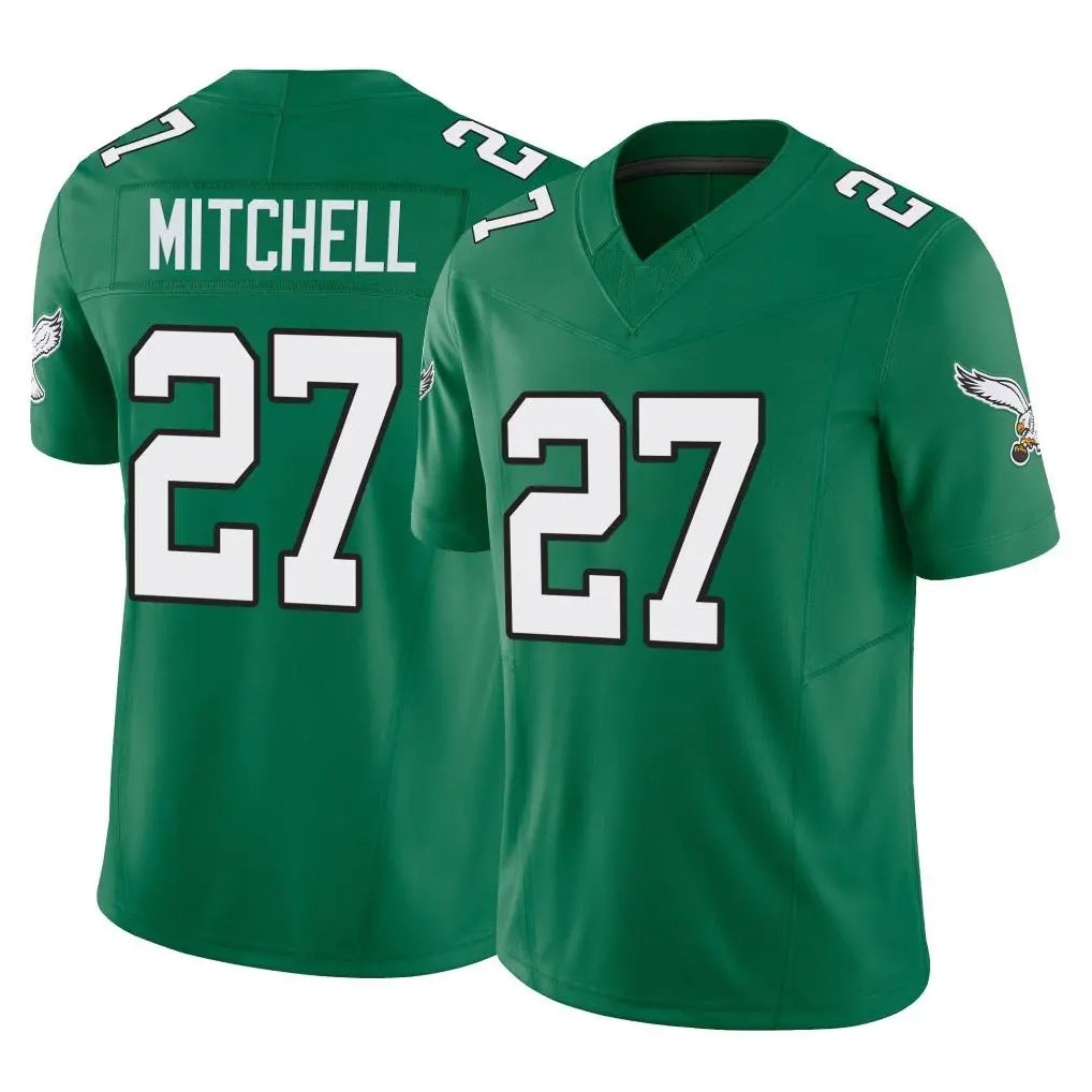 P.Eagles #27 Quinyon Mitchell Player Green Kelly Alternate Vapor F.U.S.E. Home Game Gdoa Stitched Jerseys