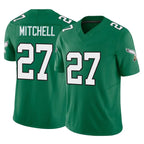 P.Eagles #27 Quinyon Mitchell Player Green Kelly Alternate Vapor F.U.S.E. Home Game Gdoa Stitched Jerseys