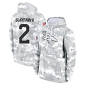 D.Broncos #2 Pat Surtain II Player Arctic Camo Salute to Service Hoodies Limited Game Gdoa Stitched Jerseys