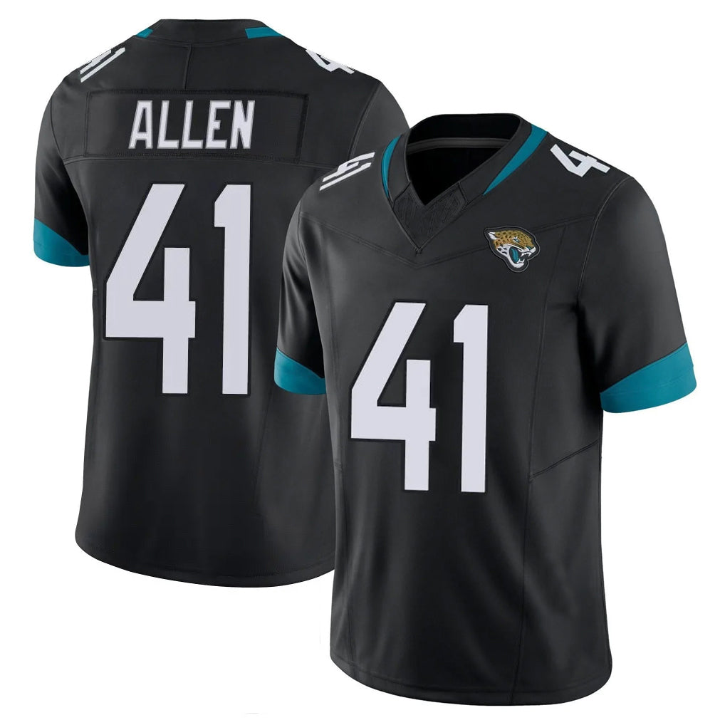 J.Jaguars #41 Josh Hines-Allen Player Black Vapor F.U.S.E. Limited Home Game Gdoa Stitched Jerseys