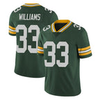 GB.Packers #33 Evan Williams Player Green Vapor Untouchable Limited Home Game Gdoa Stitched Jerseys