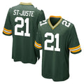 GB.Packers #21 Benjamin St-Juste Player Green Home Game Gdoa Stitched Jerseys