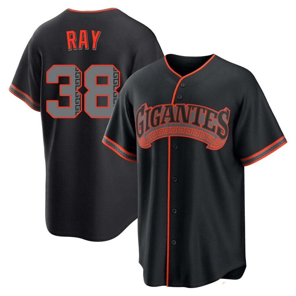 SF.Giants #38 Robbie Ray Player Black Alternate Limited Fdoa Stitched Jerseys