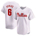 P.Phillies #6 Ryan Howard Player White Home Limited Fdoa Stitched Jerseys