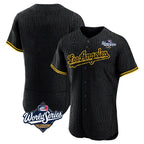 LA.Dodgers ## Dodgers Blank Player Black Snake Skin City Limited Elite Home World Series Fdoa Stitched Jerseys