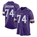 MN.Vikings #74 Donovan Jackson Player Purple Home Game Gdoa Stitched Jerseys