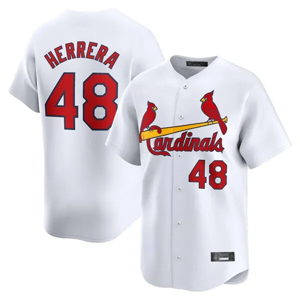 St. Louis Cardinals #48 Ivan Herrera Player White Home Limited Fdoa Stitched Jerseys