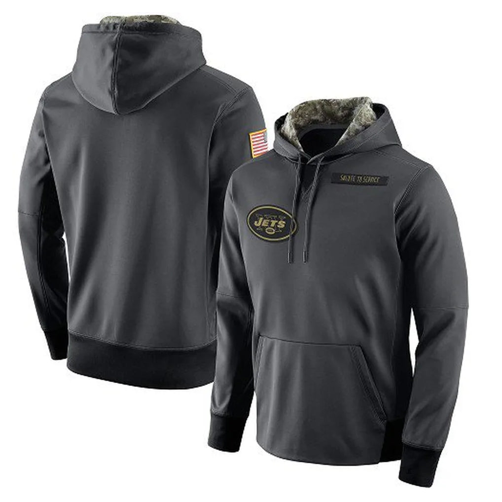 NY.Jets ## Jets Blank Player Gray Pullover Hoodies Limited Game Gdoa Stitched Jerseys