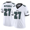 P.Eagles #27 Quinyon Mitchell Player White Limited Vapor F.U.S.E. Home Game Gdoa Stitched Jerseys
