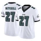 P.Eagles #27 Quinyon Mitchell Player White Limited Vapor F.U.S.E. Home Game Gdoa Stitched Jerseys