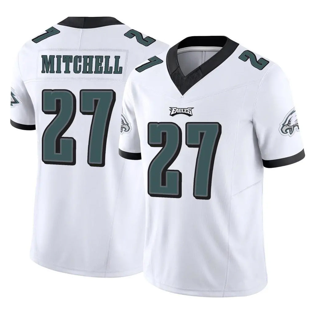 P.Eagles #27 Quinyon Mitchell Player White Limited Vapor F.U.S.E. Home Game Gdoa Stitched Jerseys